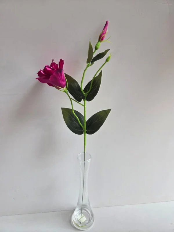 Eustoma sztuczna na łodydze BL026E 57 cm – karton 72 szt.