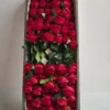 roza-welur Róża welur na łodydze T75-24-2014 59 cm – karton 72 szt.